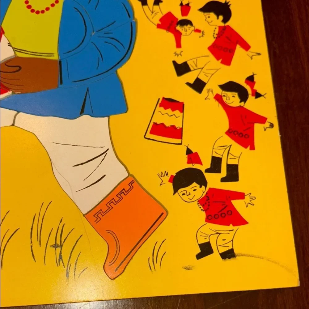 Vintage Playskool Ten Little Indians Puzzle